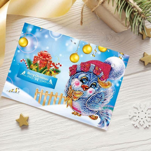 Diamond Painting Christmas Cards - 8 pack