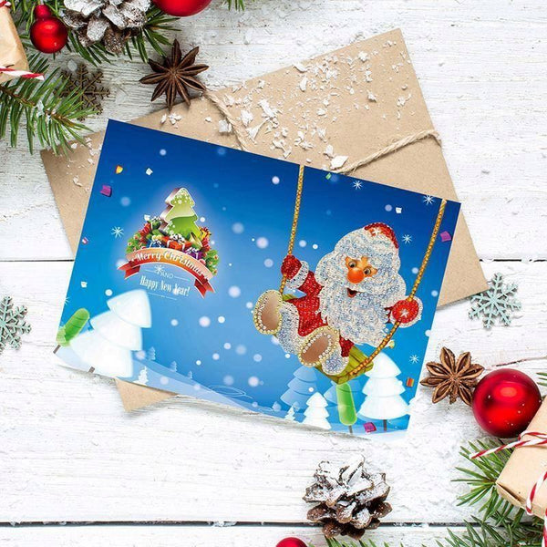 Diamond Painting Christmas Cards - 8 pack