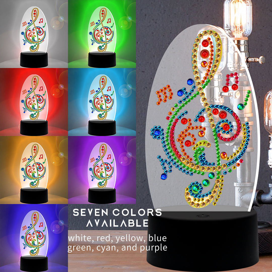 Diamond Painting DP17 LED Seven Changing Colour Light Music Note