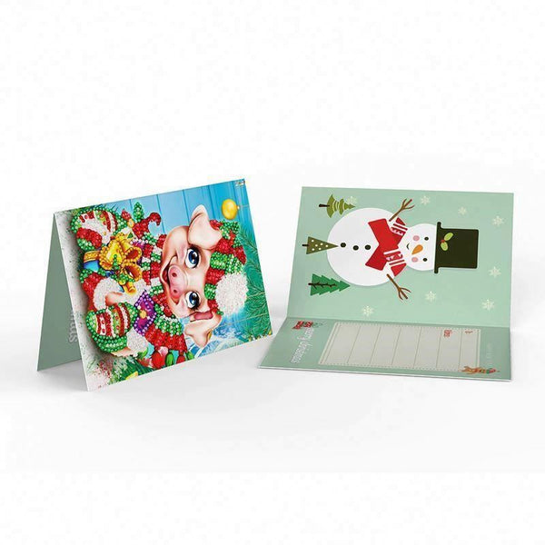 Diamond Painting Christmas Cards - 8 pack