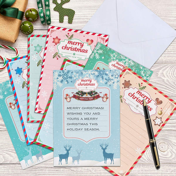 Diamond Painting Christmas Cards - 8 pack