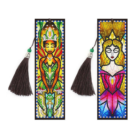 Diamond Painting Bookmark Kits - 2 Pack Princess