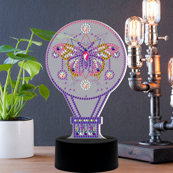 Diamond Painting DP08 LED Seven Changing Colour Light Butterfly