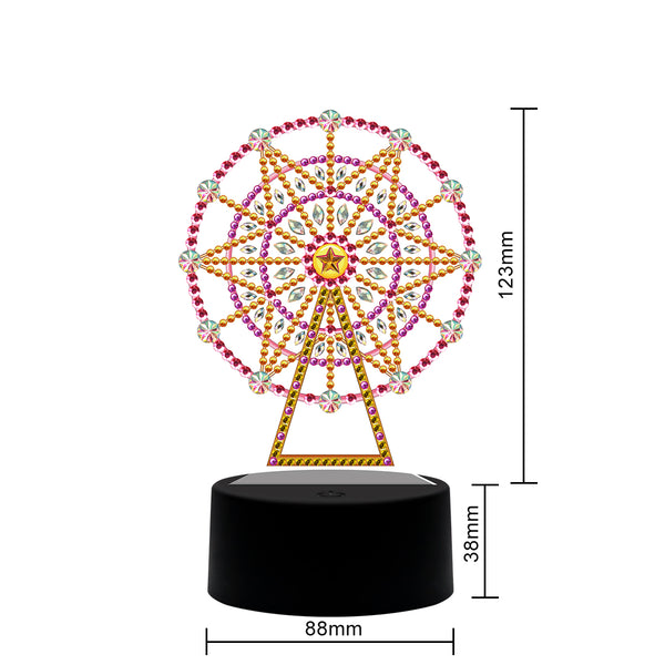 Diamond Painting DP07 LED Seven Changing Colour Light Ferris Wheel