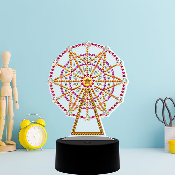 Diamond Painting DP07 LED Seven Changing Colour Light Ferris Wheel